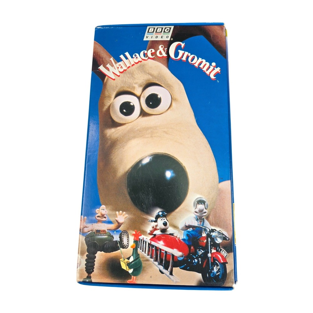 Wallace & Gromit VHS Trilogy BBC Clamshell Set‎ Aardman Animation